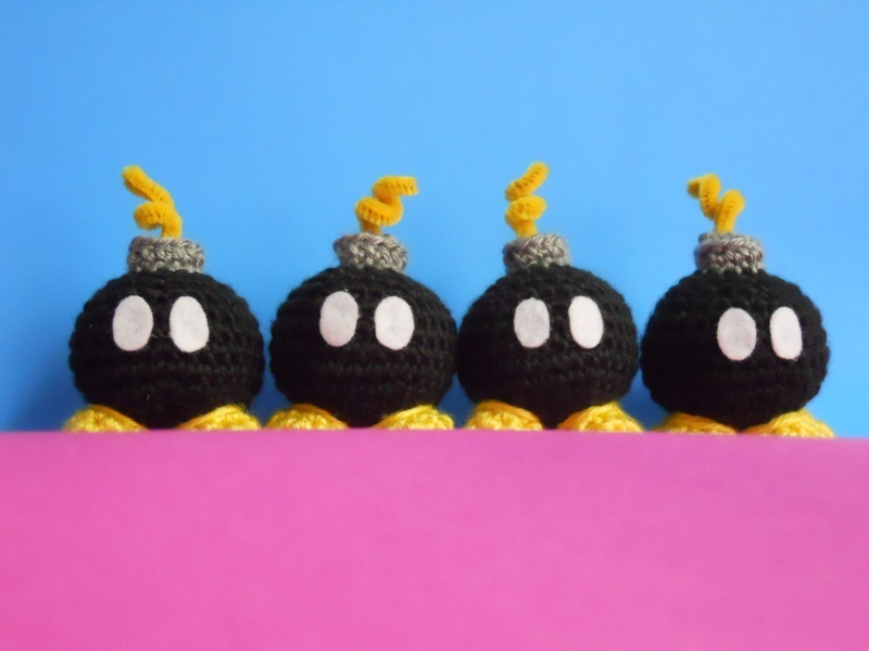 Illustration for article titled Felt Mario Bombs Are Dangerously Cute